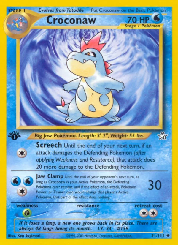 Croconaw, Neo Genesis #31/111