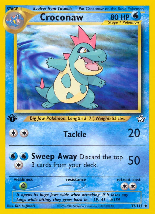 Croconaw, Neo Genesis #32/111