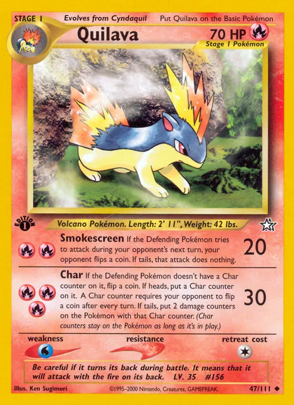 Quilava, Neo Genesis #47/111