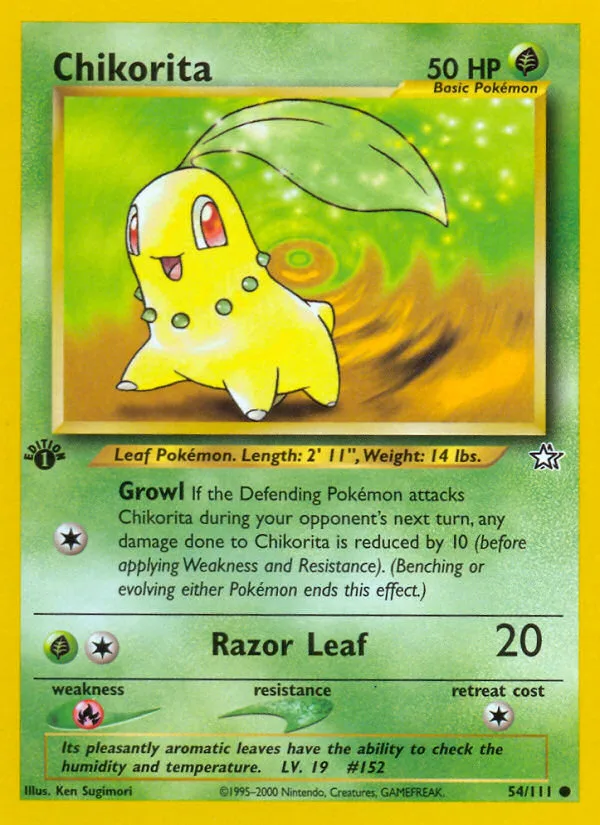 Chikorita, Neo Genesis #54/111