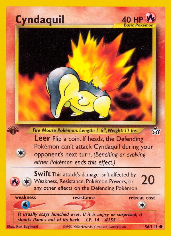Cyndaquil, Neo Genesis #56/111