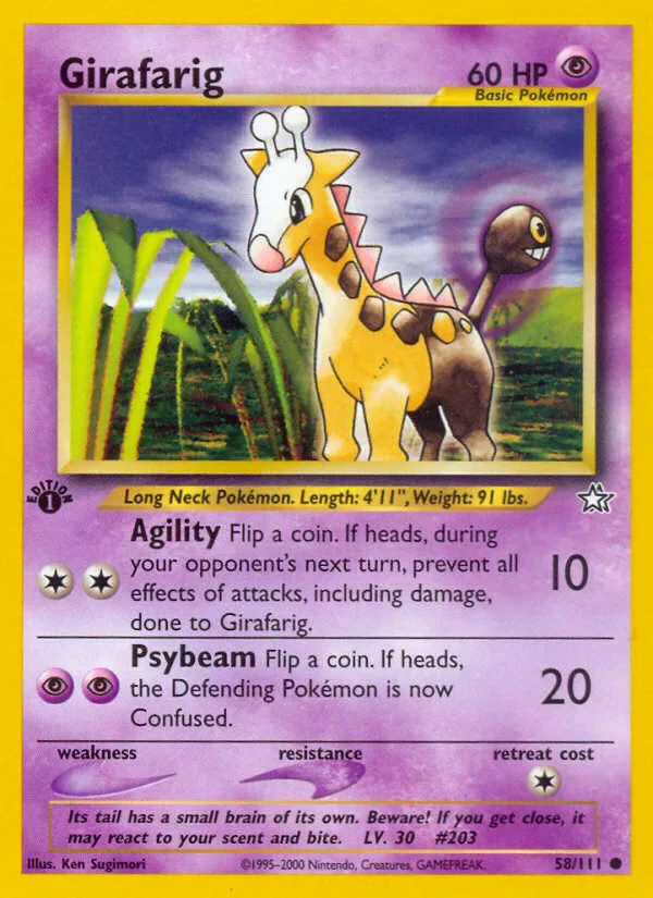 Girafarig, Neo Genesis #58/111