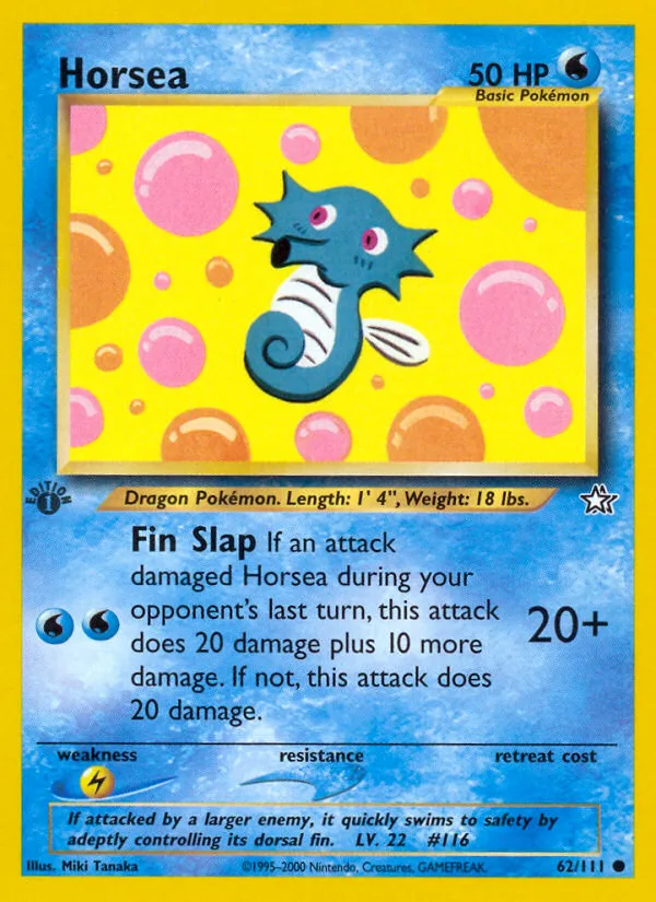 Horsea, Neo Genesis #62/111