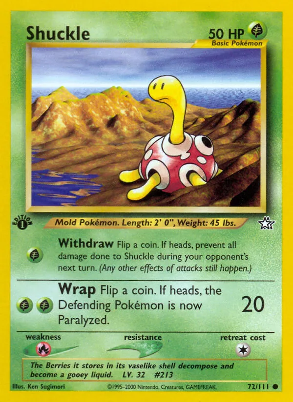 Shuckle, Neo Genesis #72/111
