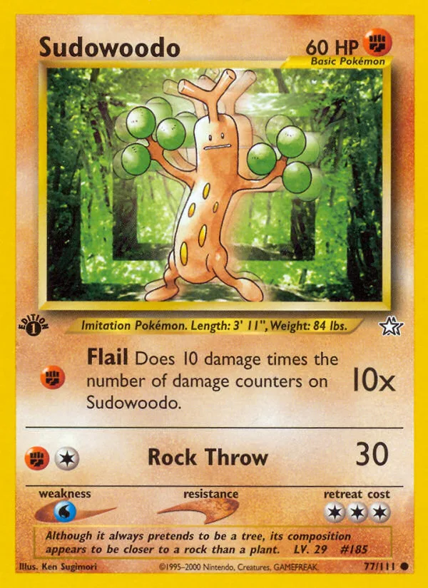 Sudowoodo, Neo Genesis #77/111