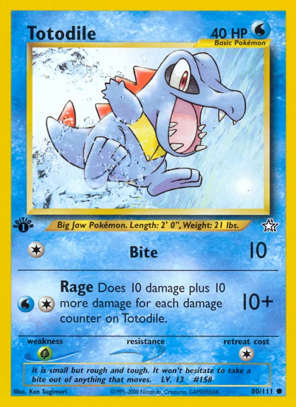 Totodile, Neo Genesis #80/111