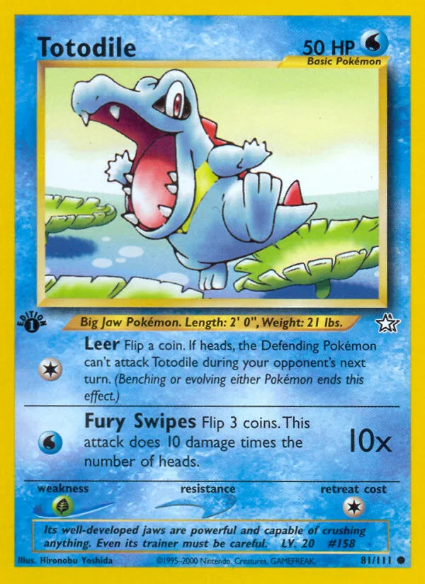 Totodile, Neo Genesis #81/111