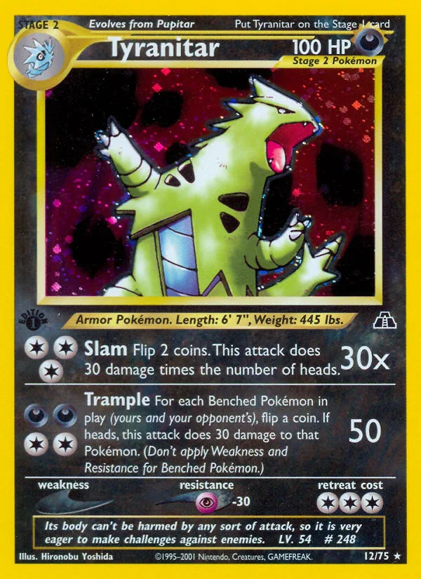 Tyranitar, Neo Discovery #12/75