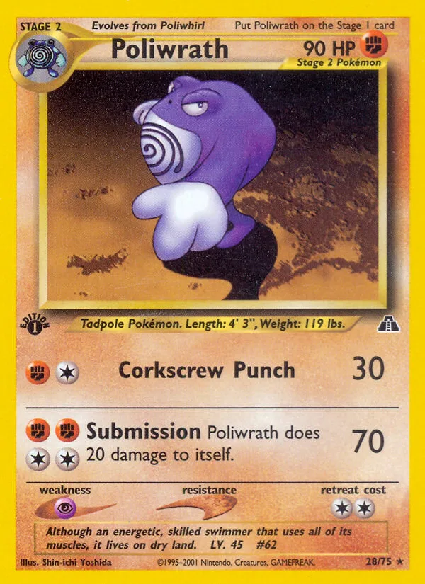 Poliwrath, Neo Discovery #28/75