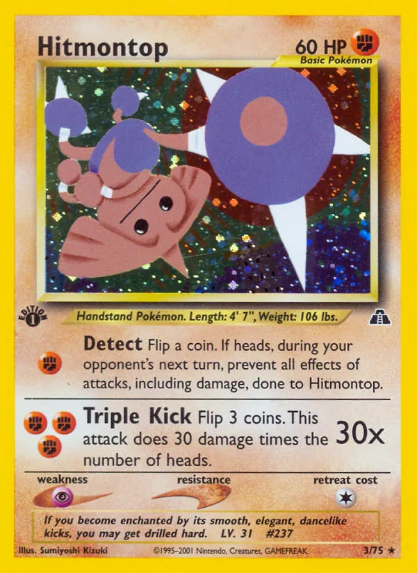 Hitmontop, Neo Discovery #3/75