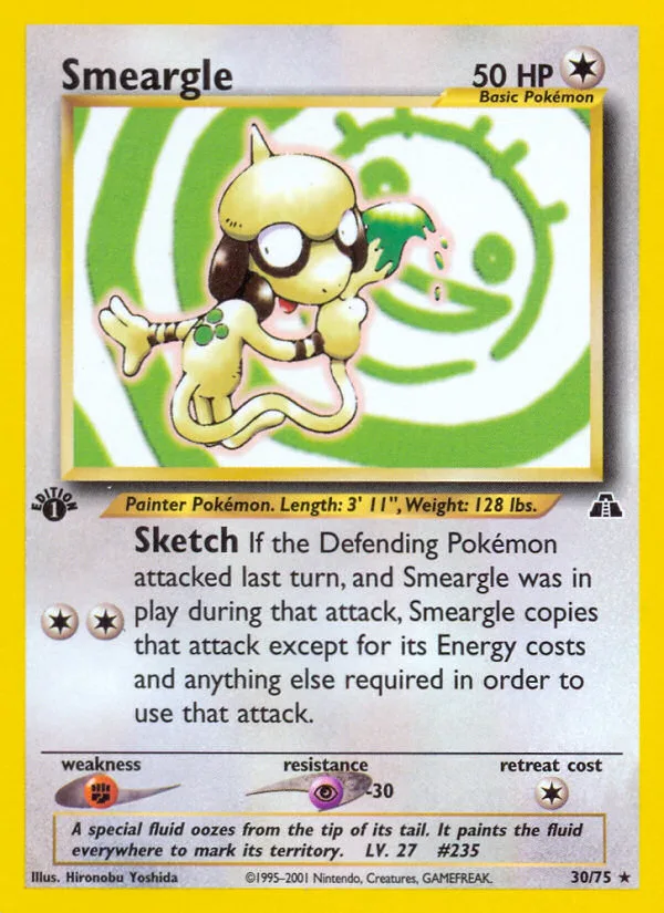 Smeargle, Neo Discovery #30/75