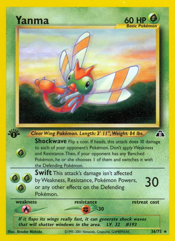Yanma, Neo Discovery #36/75