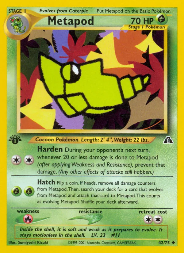 Metapod, Neo Discovery #42/75