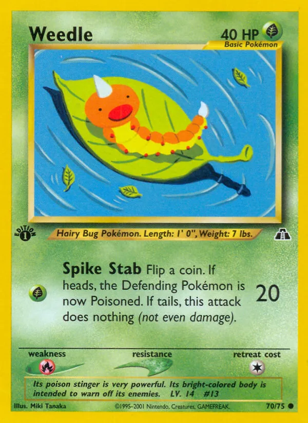 Weedle, Neo Discovery #70/75