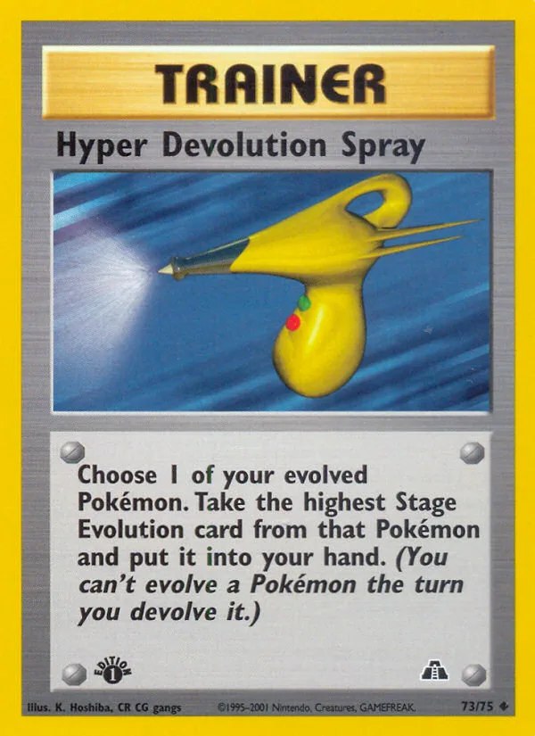 Hyper Devolution Spray, Neo Discovery #73/75