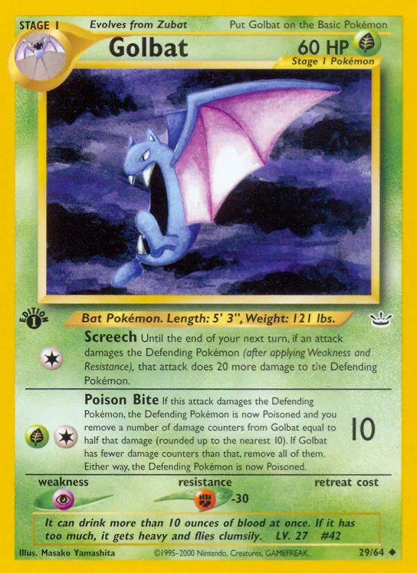 Golbat, Neo Revelation #29/64