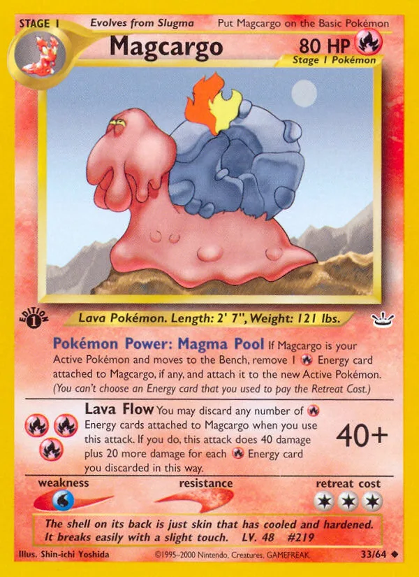 Magcargo, Neo Revelation #33/64