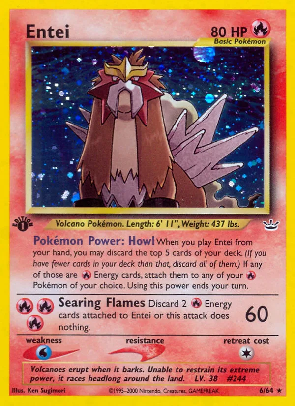 Entei, Neo Revelation #6/64