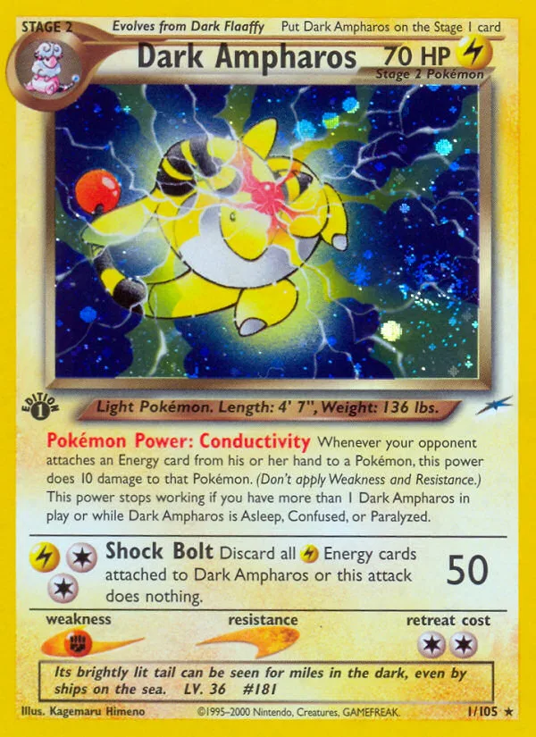 Dark Ampharos, Neo Destiny #1/105