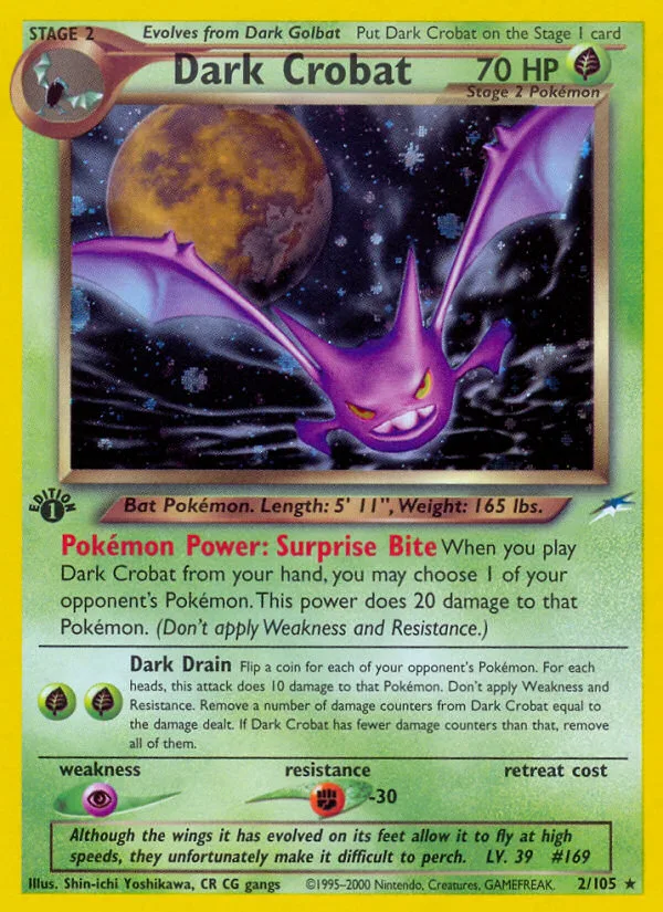 Dark Crobat, Neo Destiny #2/105