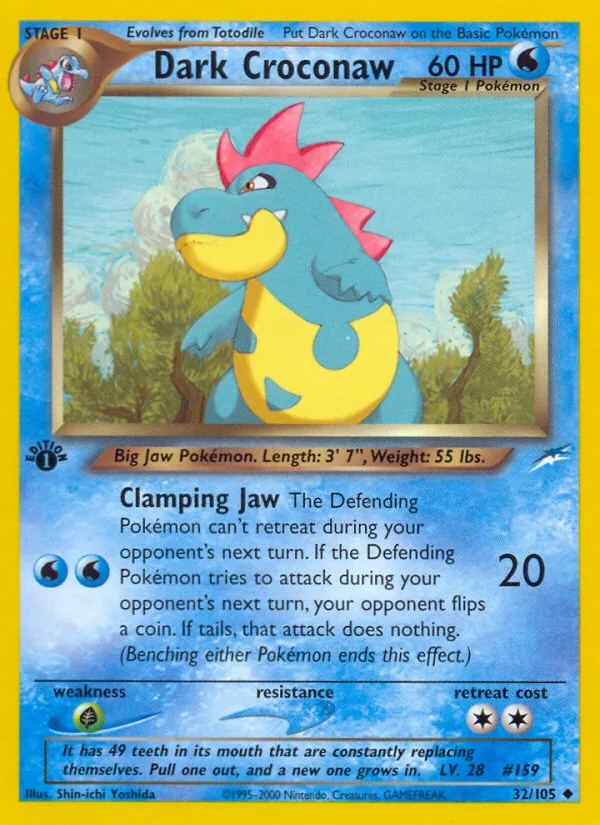 Dark Croconaw, Neo Destiny #32/105