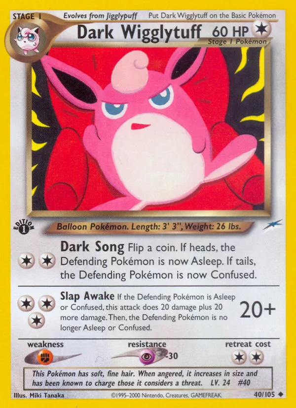 Dark Wigglytuff, Neo Destiny #40/105