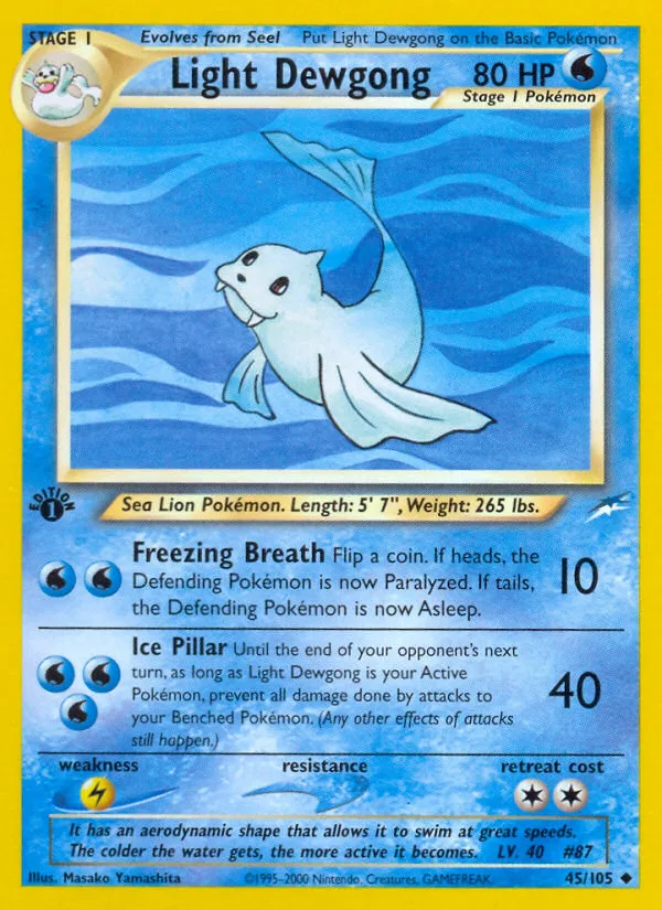 Light Dewgong, Neo Destiny #45/105