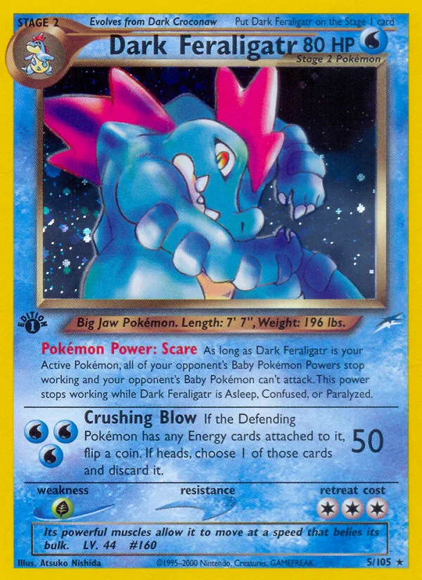 Dark Feraligatr, Neo Destiny #5/105