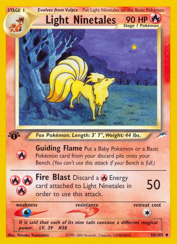 Light Ninetales, Neo Destiny #50/105