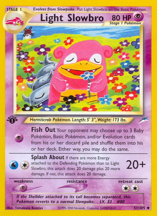 Light Slowbro, Neo Destiny #51/105