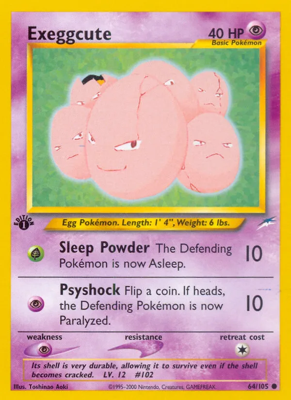 Exeggcute, Neo Destiny #64/105