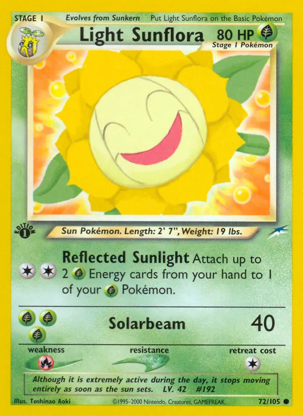 Light Sunflora, Neo Destiny #72/105