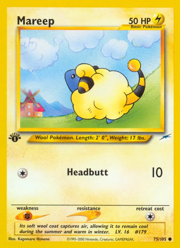 Mareep, Neo Destiny #75/105