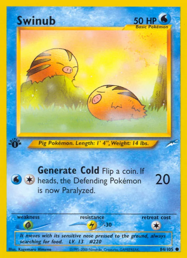 Swinub, Neo Destiny #84/105