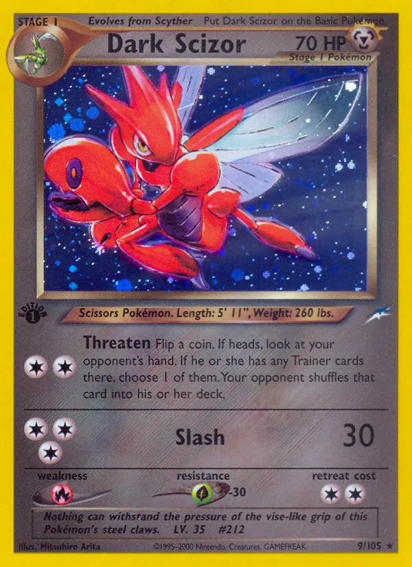 Dark Scizor, Neo Destiny #9/105
