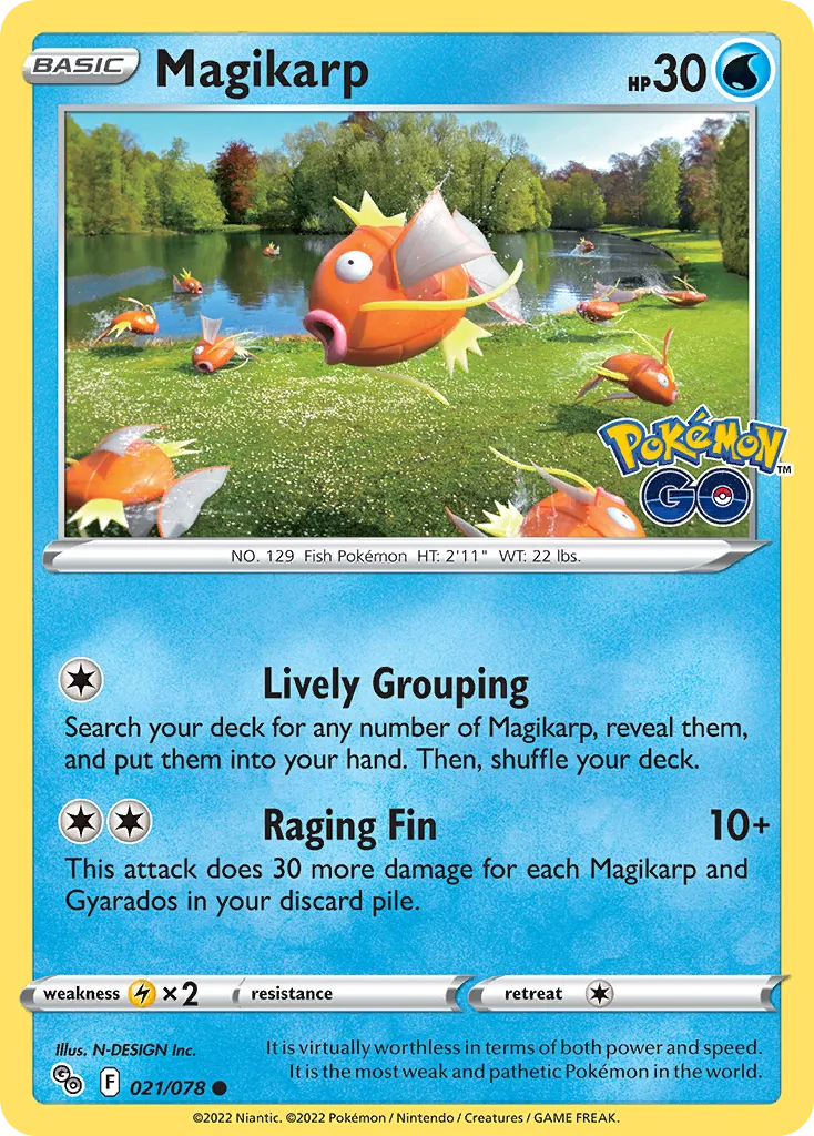 Magikarp, Pokémon GO #021/078
