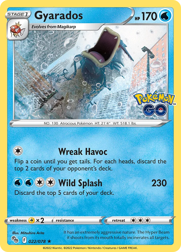 Gyarados, Pokémon GO #022/078