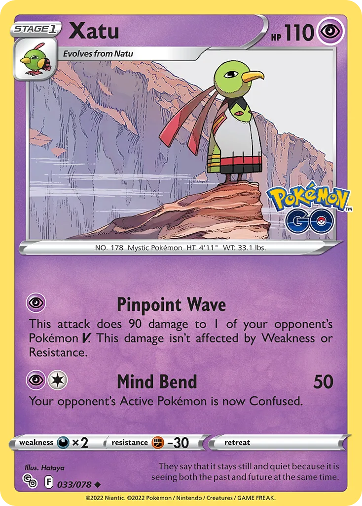 Xatu, Pokémon GO #033/078