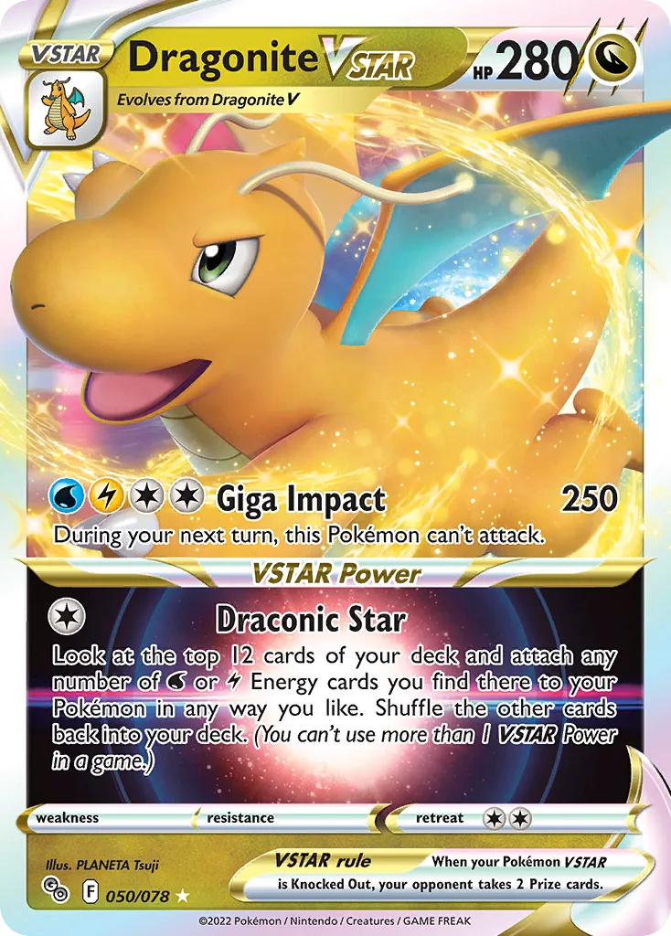 Dragonite VSTAR, Pokémon GO #050/078
