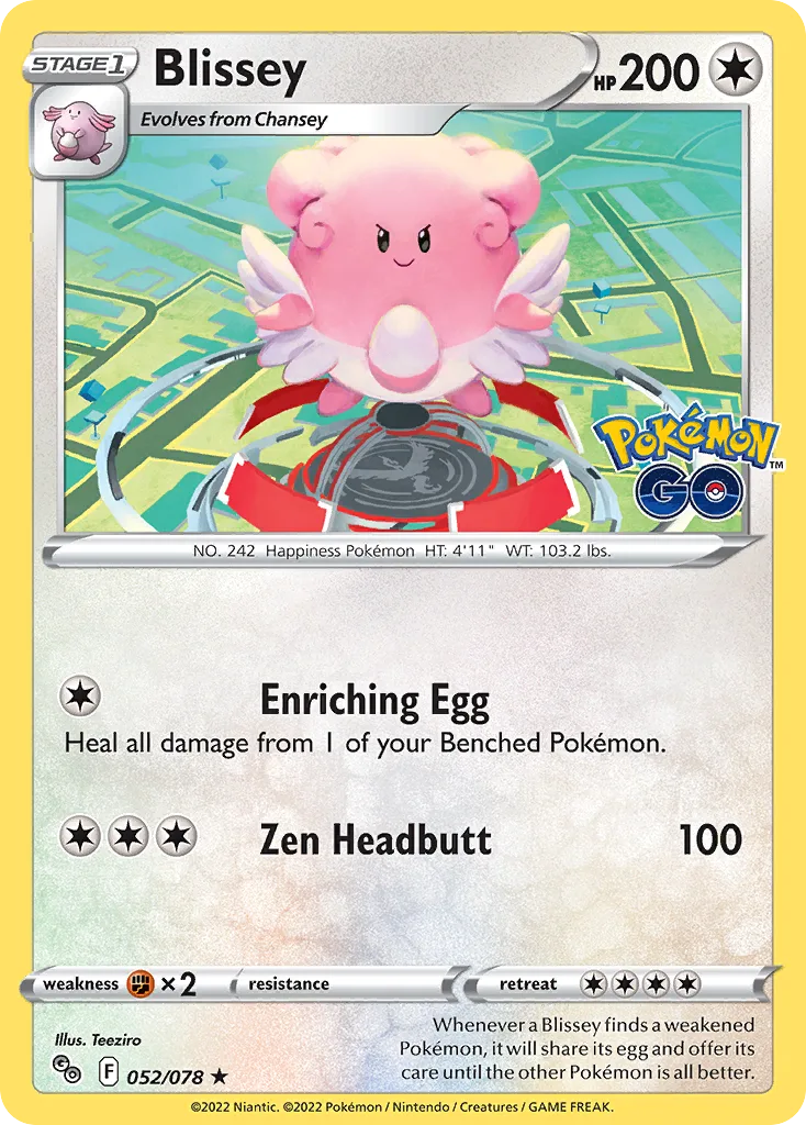 Blissey, Pokémon GO #052/078