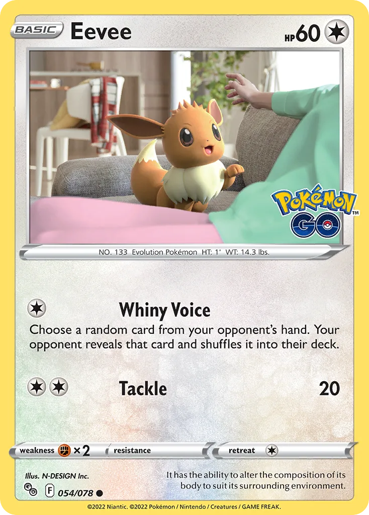 Eevee, Pokémon GO #054/078