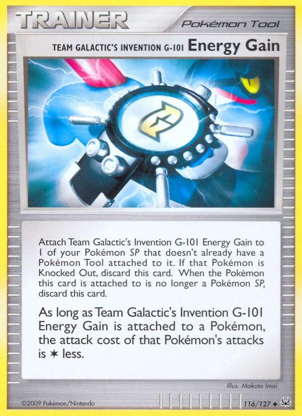 Team Galactic's Invention G-101 Energy Gain, Platinum #116/127