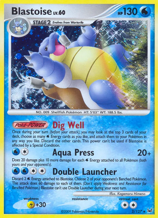 Blastoise, Platinum #2/127