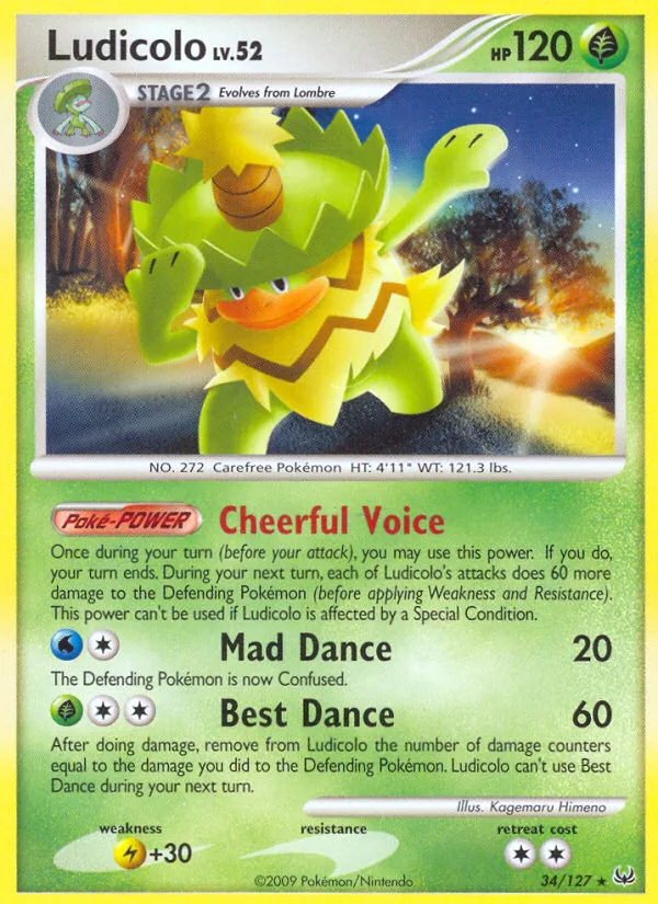 Ludicolo, Platinum #34/127