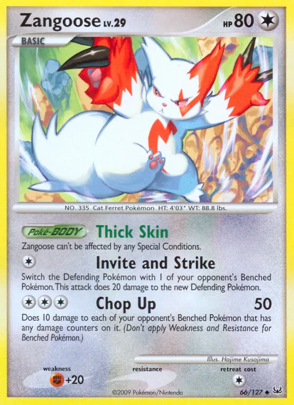 Zangoose, Platinum #66/127