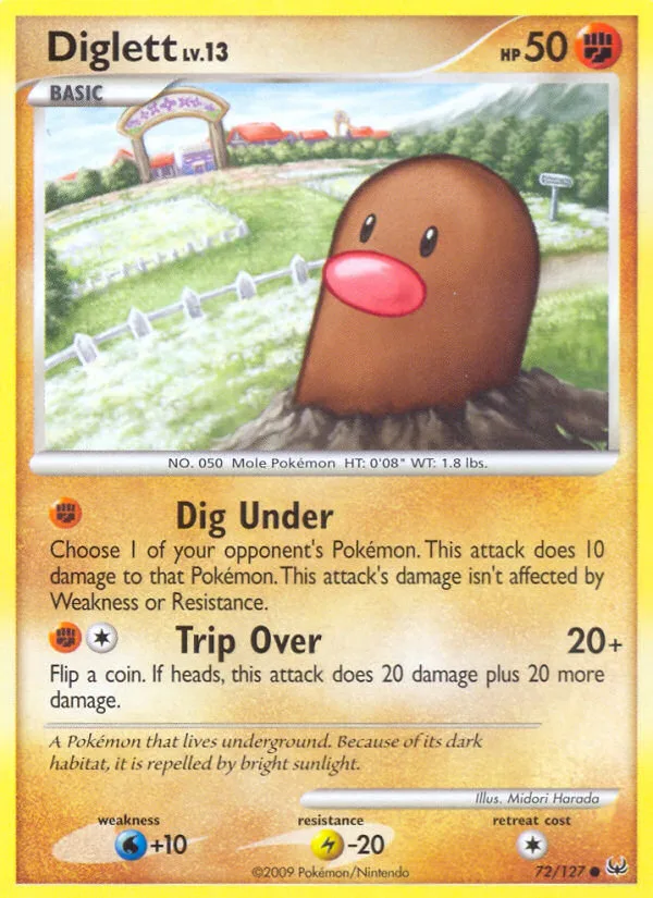 Diglett, Platinum #72/127