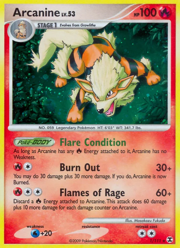 Arcanine, Rising Rivals #1/111