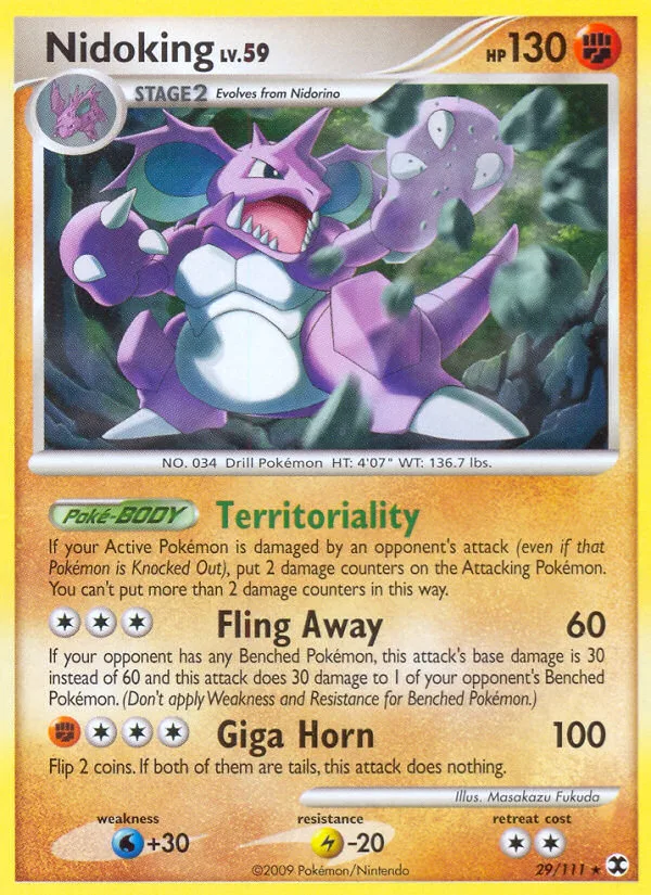 Nidoking, Rising Rivals #29/111