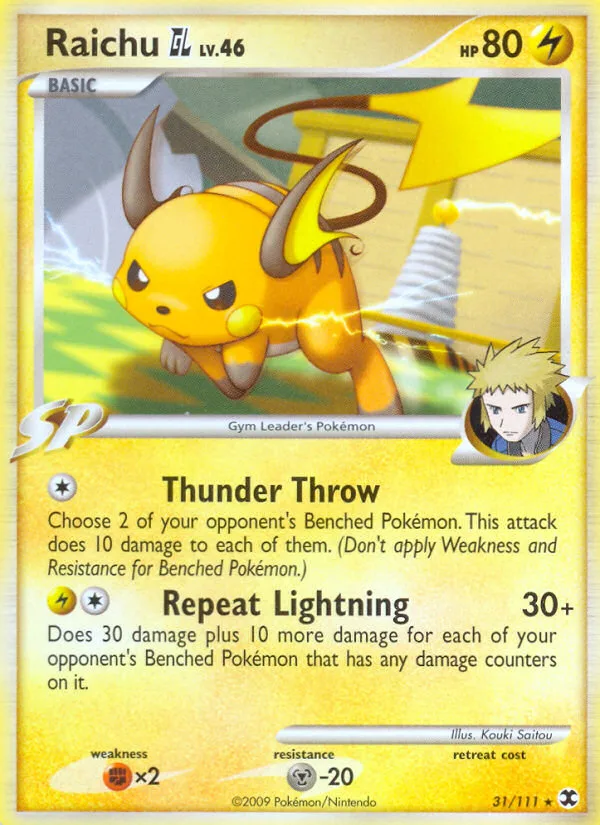 Raichu GL, Rising Rivals #31/111