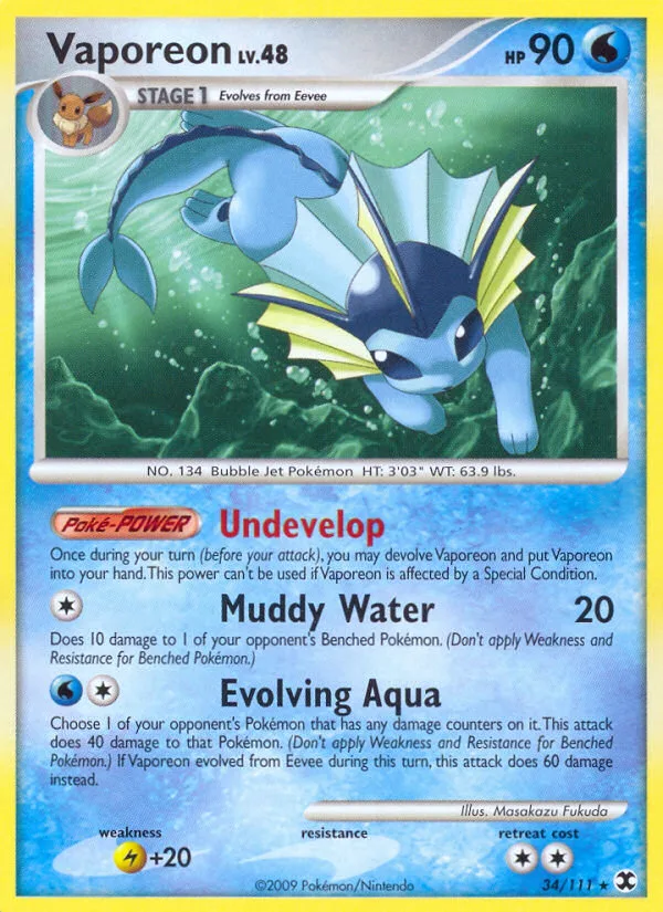 Vaporeon, Rising Rivals #34/111
